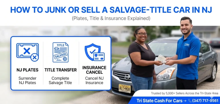How to Junk or Sell a Salvage-Title Car in NJ (Plates, Title & Insurance Explained)