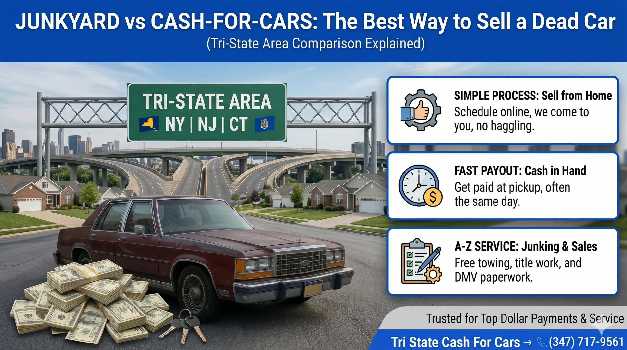 Local Junk Car Buyers vs Peddle, Carvana & CarMax: Which Is More Trustworthy in NY/NJ?