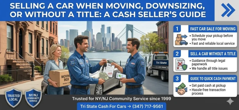 Selling a Car When Moving, Downsizing, or Without a Title: A Cash Seller's Guide