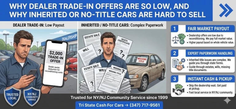 Why Dealer Trade-In Offers Are So Low, and Why Inherited or No-Title Cars Are Hard to Sell