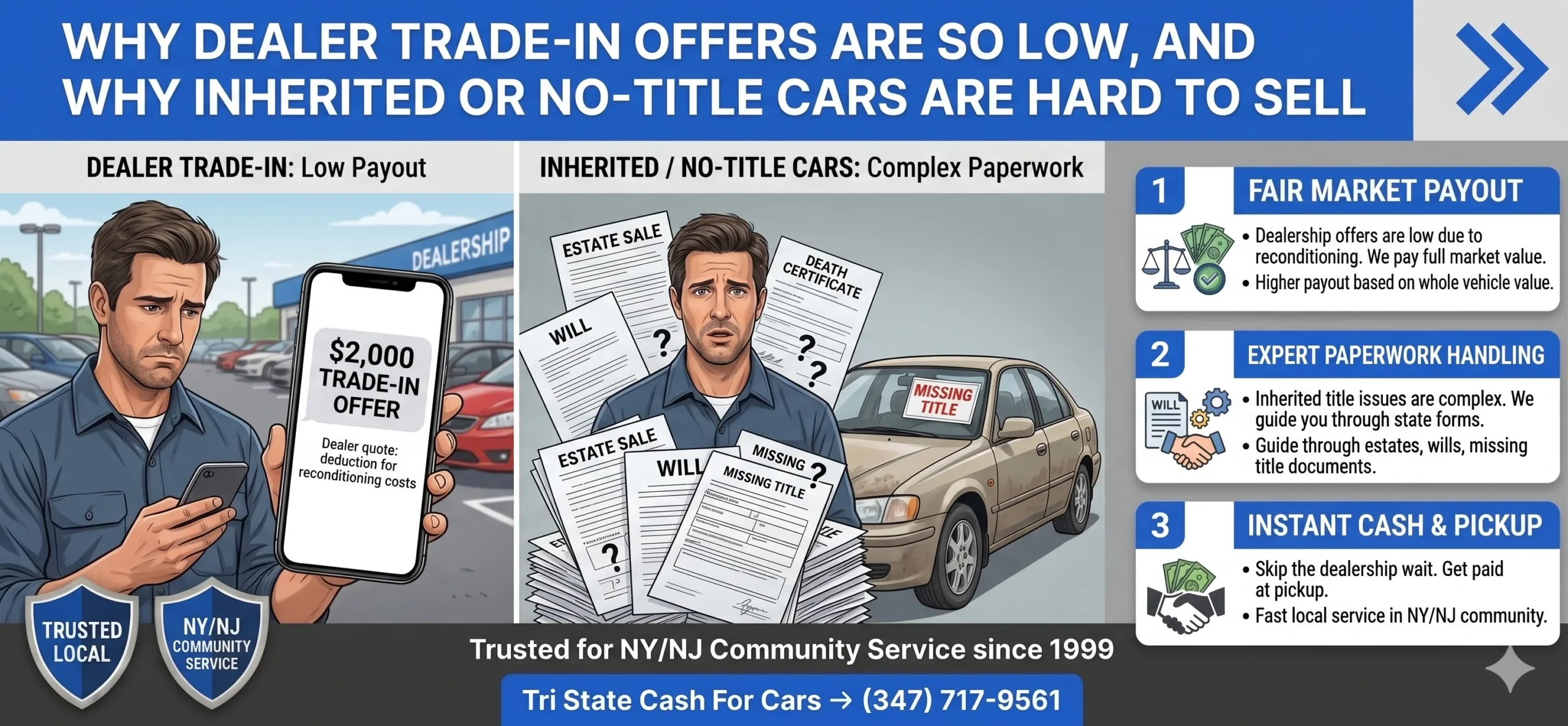 Why Dealer Trade-In Offers Are So Low, and Why Inherited or No-Title Cars Are Hard to Sell